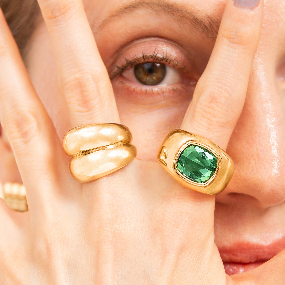 【新品未使用】TIN BREATH Ring 15mm GOLD Amazon.com: HOSICRON 3PCS Gold Rings for Women, Non Tarnish